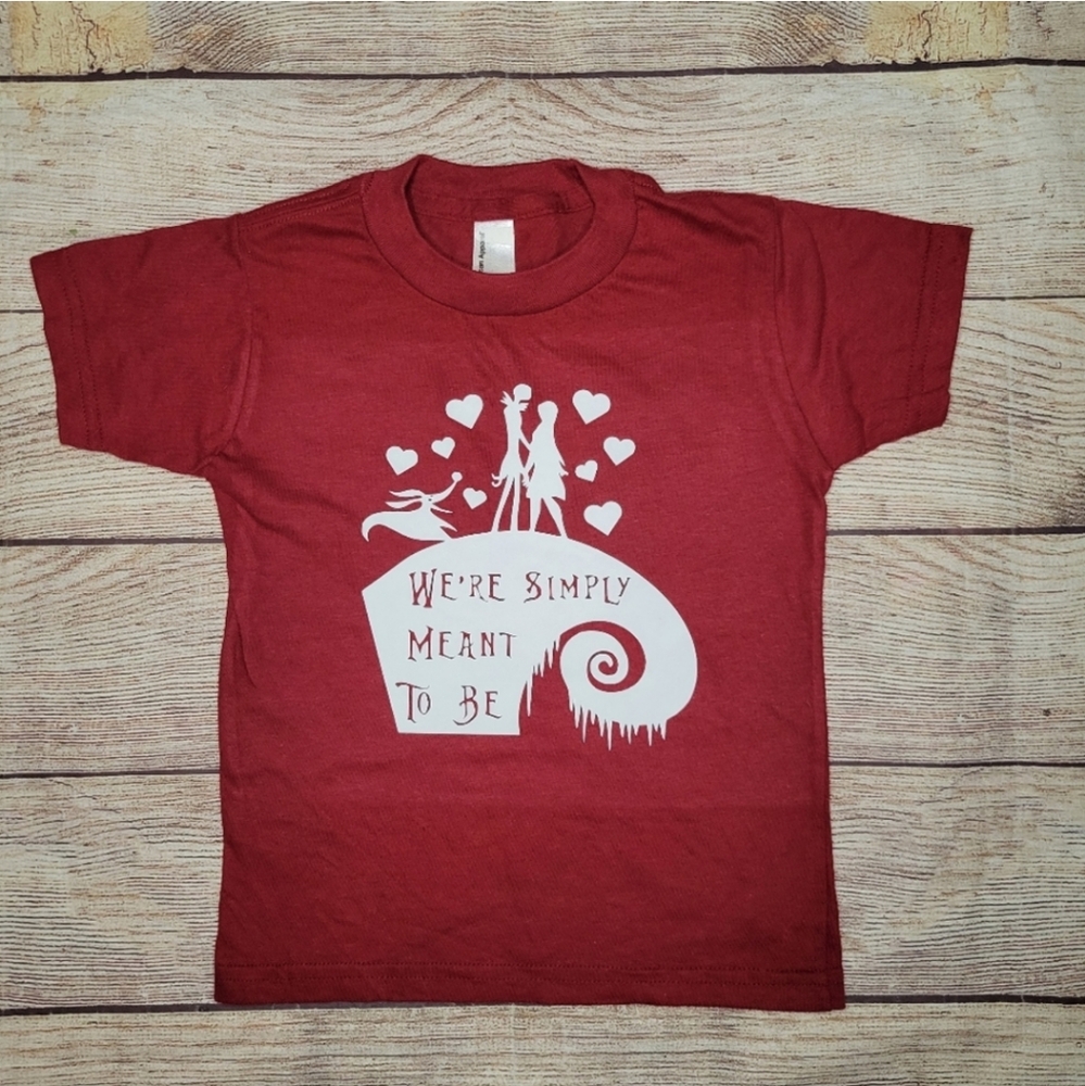 Nightmare before christmas Simply meant to be tee shirt